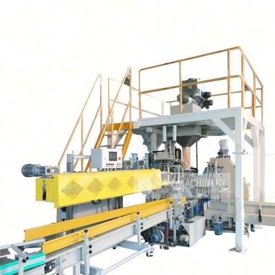 Máquina de embalaje de fertilizantes de 2500 kg para el pesaje de embalaje y paletización
