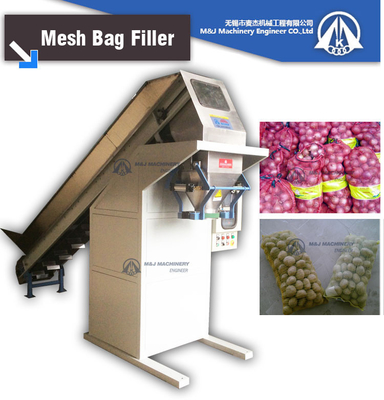 360 kg de peso Máquina de embalaje semiautomática de papas de cebolla Bolso de pie, bolsas
