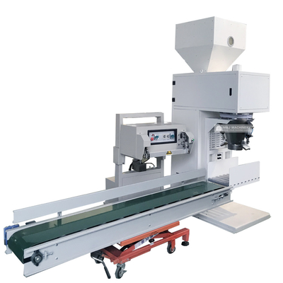 Máquina de embalaje de pellets de madera móvil para 25kg 50kg 100kg 3000*900*2800mm