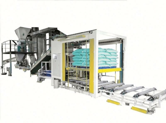 Palletizer de alimentación personalizado y automático para la planta de embalaje 4100mm*1600mm*1450mm