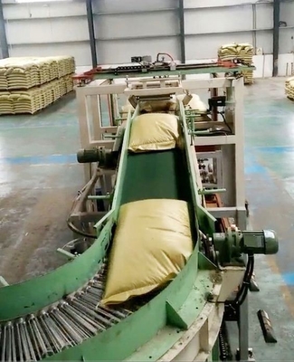 Palletizer de alimentación personalizado y automático para la planta de embalaje 4100mm*1600mm*1450mm