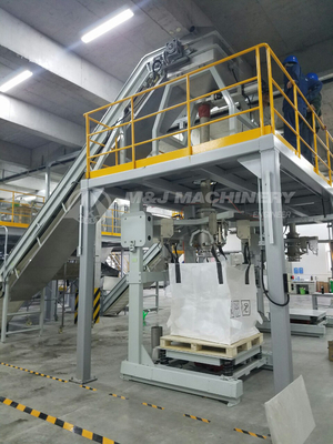 Escala de bolsas gigantes para el llenado y el embalaje grado automático ± 0,2% precisión de embalaje