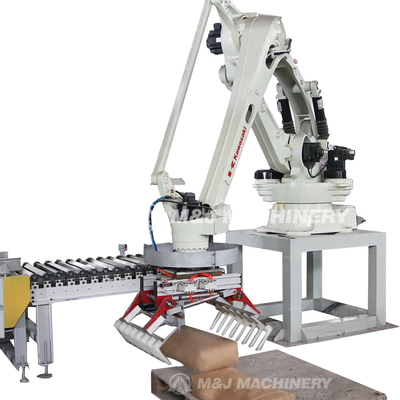 Máquina de paletización totalmente automática para paletización de bolsas de cemento robóticas en alta demanda
