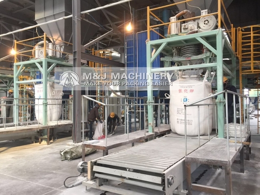 Máquina de llenado de voltaje de 50 Hz para pellets de plástico en Jumbo Big Bagging y Bagging