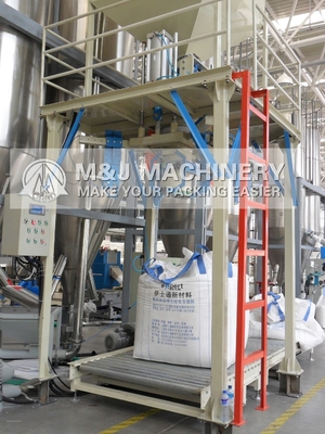 Máquina de llenado de voltaje de 50 Hz para pellets de plástico en Jumbo Big Bagging y Bagging