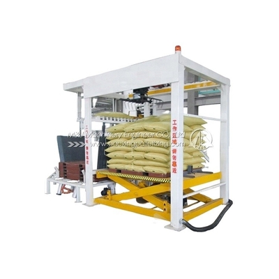 Palletizer automático de grado automático para bolsas de arroz de cemento después del servicio incluido