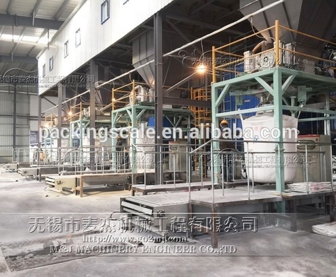 Máquina de llenado de voltaje de 50 Hz para pellets de plástico en Jumbo Big Bagging y Bagging