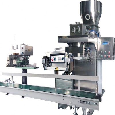 Máquina de llenado y embalaje de polvo de 50 kg con tecnología semiautomática