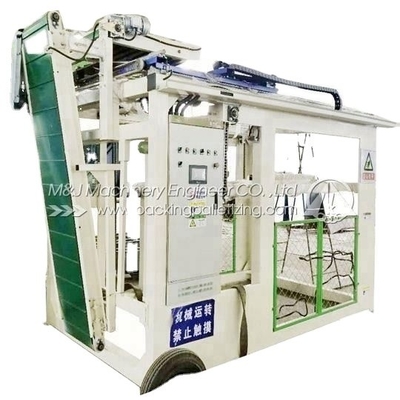 Palletizer automático de grado automático para bolsas de arroz de cemento después del servicio incluido