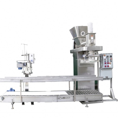 Máquina de llenado y embalaje de polvo de 50 kg con tecnología semiautomática