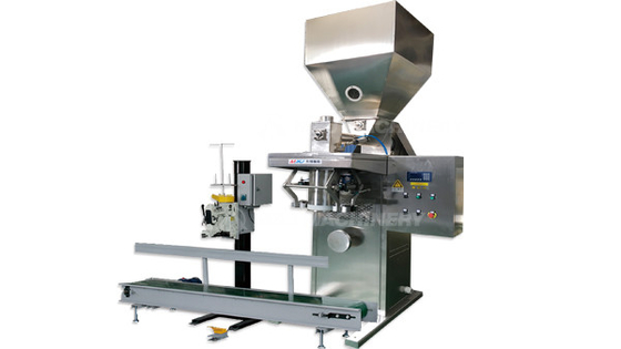 Máquina de llenado y embalaje de polvo de 50 kg con tecnología semiautomática