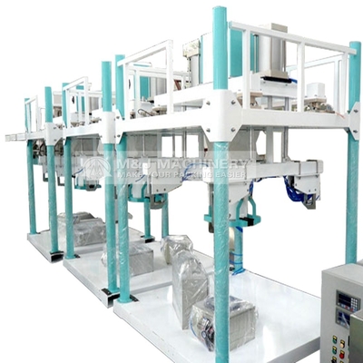 Máquina de llenado de arena granular semiautomática con equipo de embalaje de arena a granel PLC