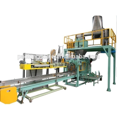 Máquina de embalaje de harina totalmente automática para planta de fabricación 6 bolsas/min 10kg 25kg 50kg