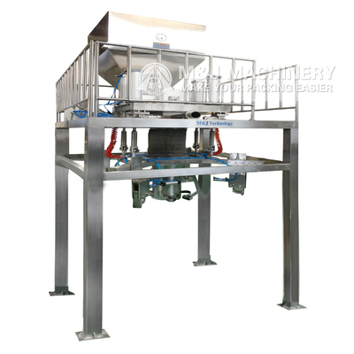 Máquina de llenado semiautomático granular de arena de granel grande de 110V con equipo de embalaje de arena de granel PLC 450 KG