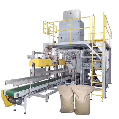 Máquina de embalaje de polvo de 50 kg totalmente automática para sellar en bebidas alimenticias
