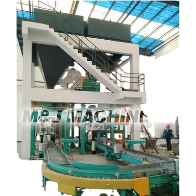 precisión Peso automático y paquete de costura para la línea de empaque de producción de paletización