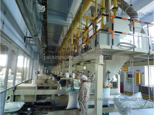 Sistema de embalaje de bolsas para maquinaria de harina de trigo de 25 kg hardware ISO9001 2008 certificado