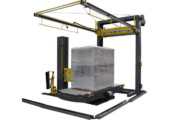 Máquina de embalaje automático de palets de hoja superior para tiendas de materiales de construcción de alta capacidad