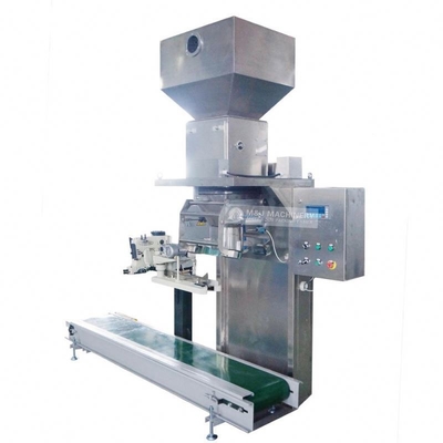 Condición Máquina de embalaje neumático de alimentos para mascotas de núcleo PLC para llenar bolsas de papel y plástico