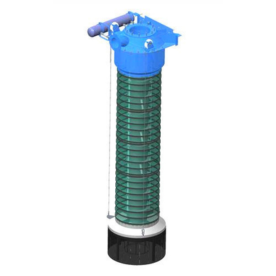 Tipo de silos de accionamiento eléctrico Camión de carga de granos de arroz de cemento Paracaídas telescópicas