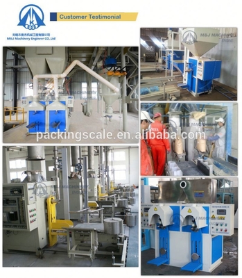 Tipo de embalaje en barril 2kw Embalaje de cemento con chorro para 25kg 50kg Bolsa de válvula Escala de cemento
