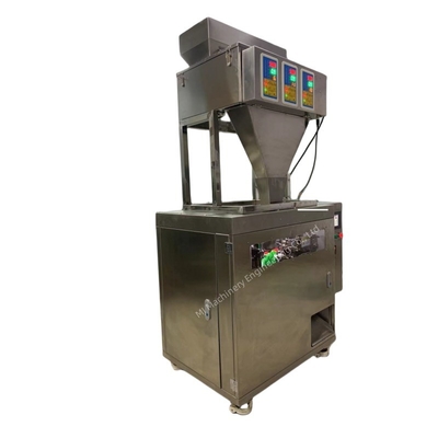 Máquina de embalaje de bolsas de 1g-100g para frijoles fácil de operar y tamaño 48*120*175CM