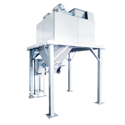 Máquina de embalaje de salvado de trigo de 25 kg a 50 kg con alta velocidad de embalaje y tamaño de 3*0,8*2,8 m