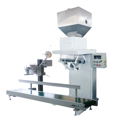 Embalaje automatizado hecho fácil con 400 kg de plástico saco de alimentación envasado máquina escala