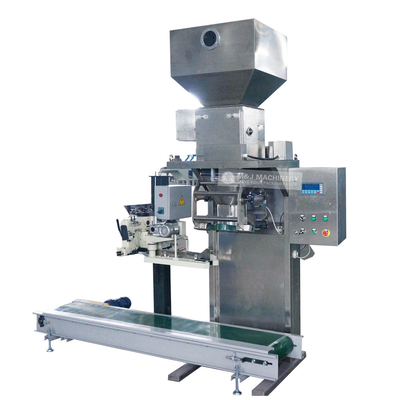 Embalaje automatizado hecho fácil con 400 kg de plástico saco de alimentación envasado máquina escala