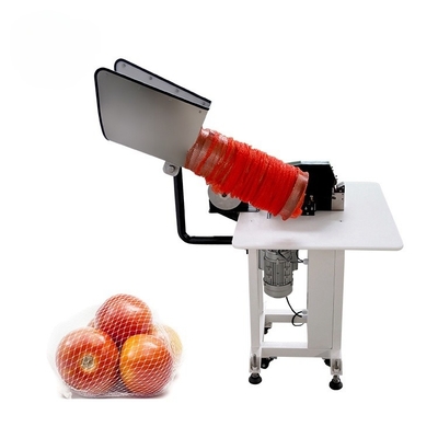 Máquina de embalaje y unión de bolsas de malla de material de cobre de 220V para el llenado de bolsas de red