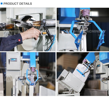 Máquina de embalaje de bolsas de válvula de 25-50 kg con eficiencia semiautomática de grado 220-415V