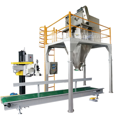 Máquina de embalaje multifunción para 50 kg de embalaje de fertilizantes semiautomático y diseño