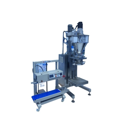 Máquina semiautomática de embalaje de sal para bolsas y bolsas de polvo de 5 kg, 10 kg, 20 kg, 25 kg y 50 kg