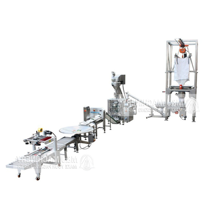 Máquina de embalaje de granos de arroz totalmente automática con accionamiento eléctrico para alimentos en bolsas 100-2000g