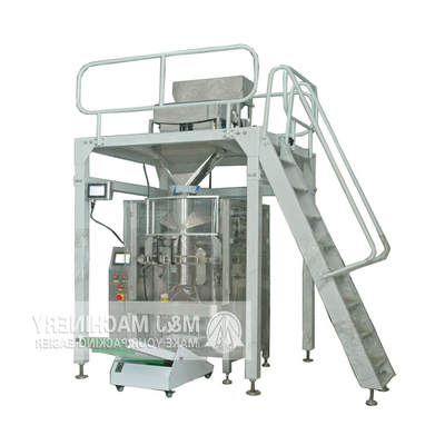 Máquina de embalaje de granos de arroz totalmente automática con accionamiento eléctrico para alimentos en bolsas 100-2000g