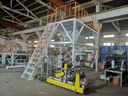 precisión Máquina semiautomática de embalaje de polvo negro de carbono para bolsas de llenado de 20 kg-50 kg
