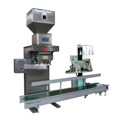 Máquina automática de embalaje de granos de café de 25 kg a 50 kg con accionamiento eléctrico