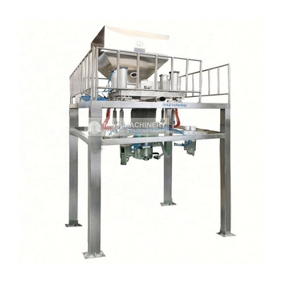 Máquina semiautomática de llenado de arena de 450 kg con alta precisión de llenado