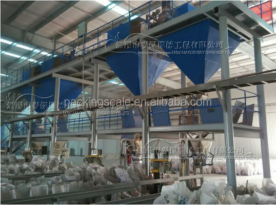 Material de embalaje de madera Jumbo Bag Packer y máquina de embalaje para cemento