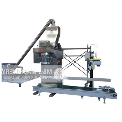 Máquina semiautomática de llenado de bolsas de leche/harina de trigo/cacao/polvo de lavado de 25-50 kg